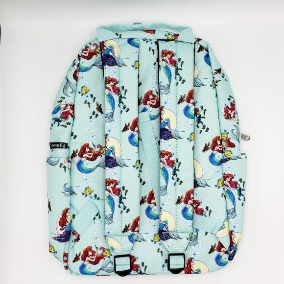 Loungefly x Little Mermaid Ariel Square Backpack - Picture 6 of 7